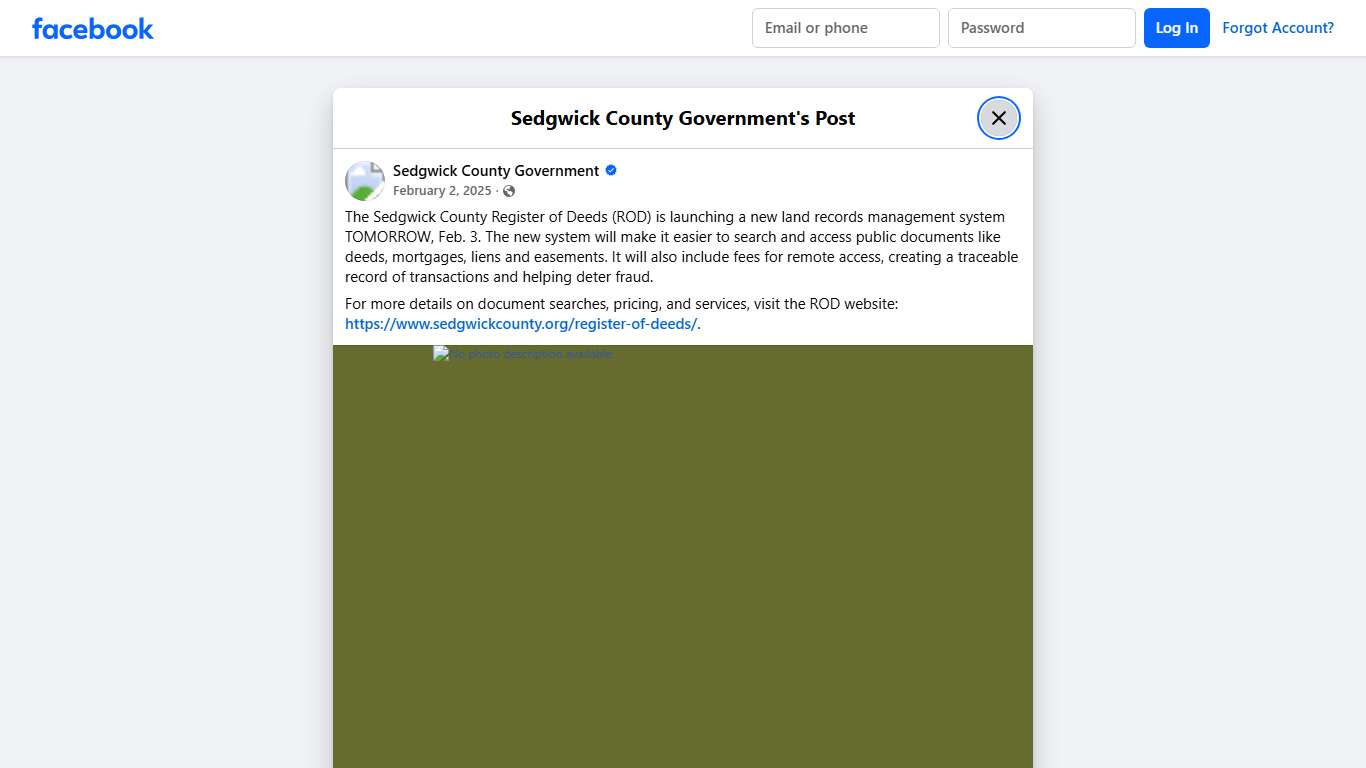 The Sedgwick County Register... - Sedgwick County Government | Facebook