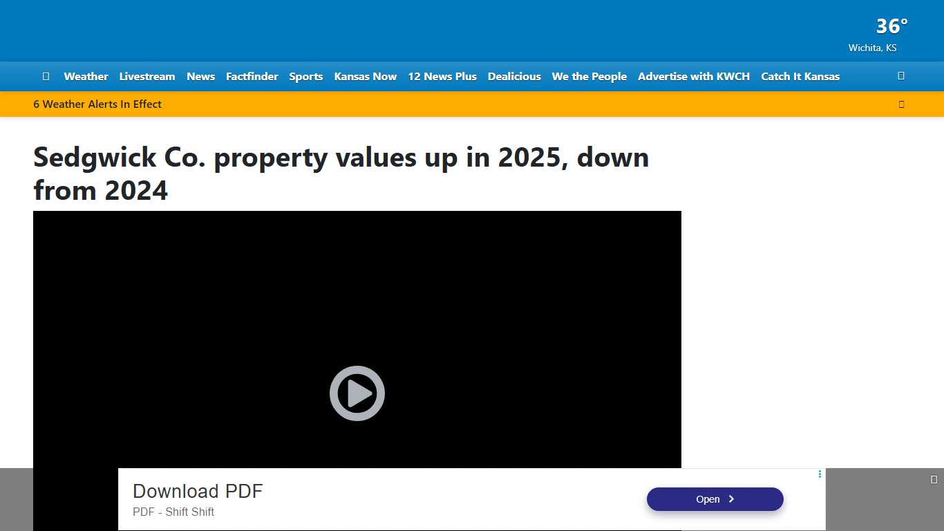 Sedgwick Co. property values up in 2025, down from 2024